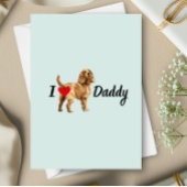 Grappige Cocker Spaniel van Pet Dog Butt Fathers D Bedankkaart