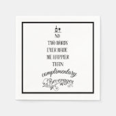 Grappige Cocktails Cocktail Gratis Drankjes Servet (Voorkant)