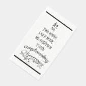 Grappige Cocktails Cocktail Gratis Drinken Servett Servet (Hoek)