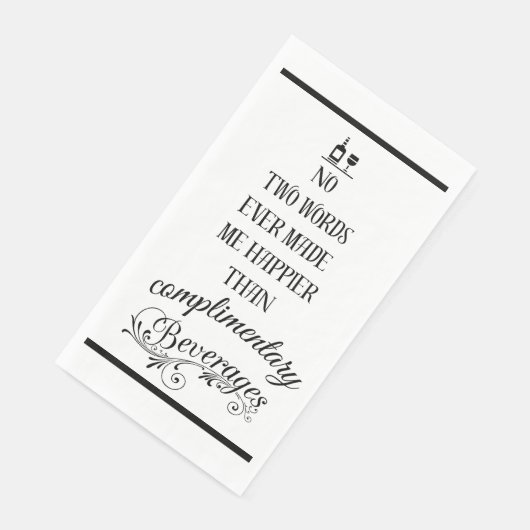 Grappige Cocktails Cocktail Gratis Drinken Servett Servet (Hoek)