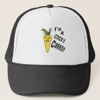 grappige cocky carrot is verbazingwekkende vrede v trucker pet
