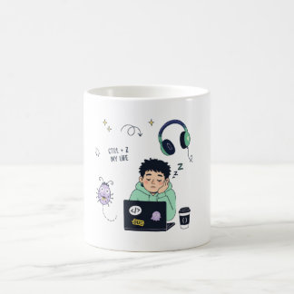 Grappige code-programmeur koffiemok – Ctrl + Z