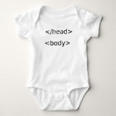 Grappige code voor programmeurs en ontwikkelaars romper (Voorkant)