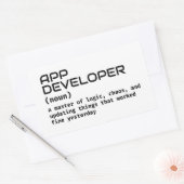 Grappige Coder Definition Sticker (Envelop)