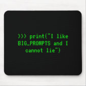 Grappige codering Muismat (Voorkant)