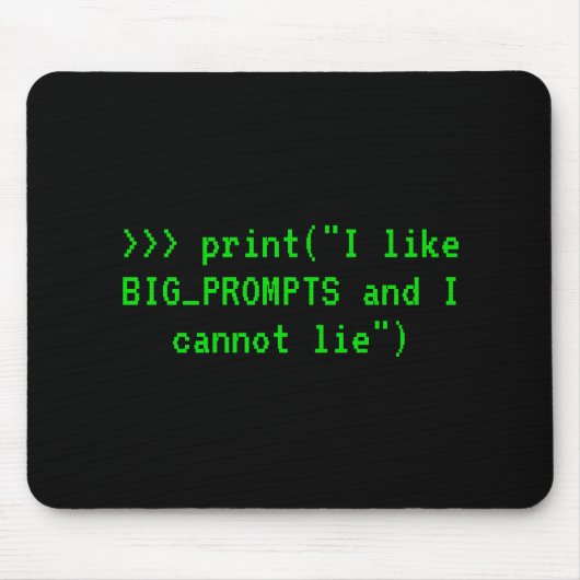 Grappige codering Muismat (Voorkant)