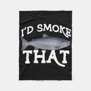 Grappige Coho Zalm Vissen Zoutwater Zoetwater Ang Fleece Deken