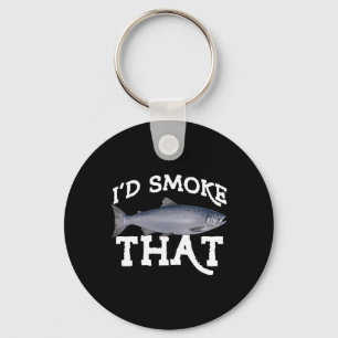 Grappige Coho Zalm Vissen Zoutwater Zoetwater Ang Sleutelhanger