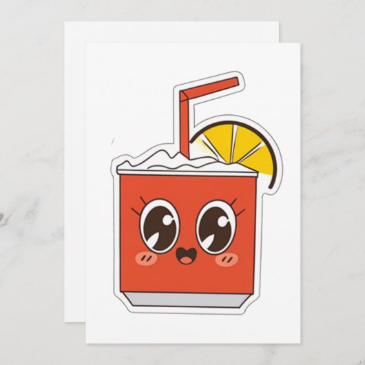 Grappige cola mix kaart (Voorkant / Achterkant)