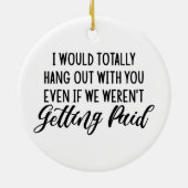 Grappige collega beste vriend cadeau idee keramisch ornament (Achterkant)