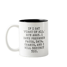 Grappige collega debatteam cadeau, sarcastische ka