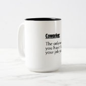 Grappige Collega Definitie Mok - Kantoor Humor (Voorkant links)