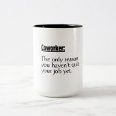 Grappige Collega Definitie Mok - Kantoor Humor (Center)