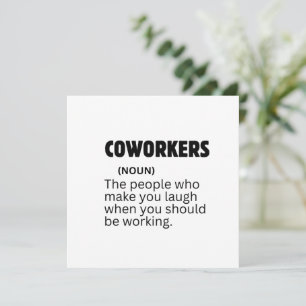 Grappige Collega Definitie Sarcastische Kantoorhum Kaart