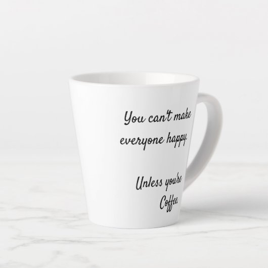 Grappige collega geschenk koffie latte mok (Rechterhoek)