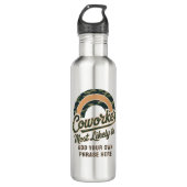 Grappige collega geschenken meest waarschijnlijk:  waterfles  (Voorkant)