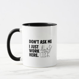 Grappige collega mok, kantoor humor cadeau mok
