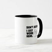 Grappige collega mok, kantoor humor cadeau mok (Voorkant rechts)