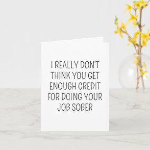 Grappige collega-pensioenfeestje voor hem of haar kaart