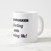 Grappige collega scheten koffie Mok (Voorkant rechts)