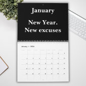 Grappige collega wandkalender 2026 kalender