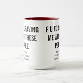 Grappige collega weggaan / Office humor koffie Mok (Midden)