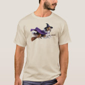 Grappige Collie Heks T-Shirt (Voorkant)