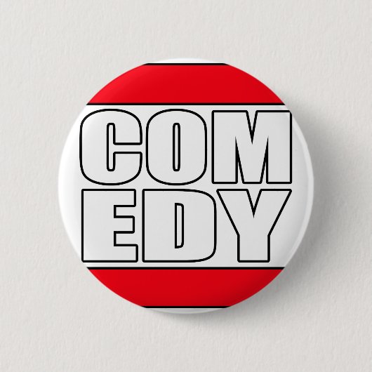 grappige Comic Comedy stand-up Comedian Ronde Button 5,7 Cm (Voorkant)