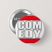 grappige Comic Comedy stand-up Comedian Ronde Button 5,7 Cm (Voorkant /achterkant)