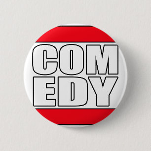 grappige Comic Comedy stand-up Comedian Ronde Button 5,7 Cm