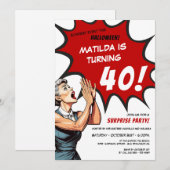 Grappige Comic Surprise 40e verjaardag Kaart (Voorkant / Achterkant)