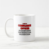 Grappige Compliance Officer .. Zeer onwaarschijnli Koffiemok (Links)
