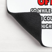 Grappige Compliance Officer .. Zeer onwaarschijnli Muismat (Hoek)