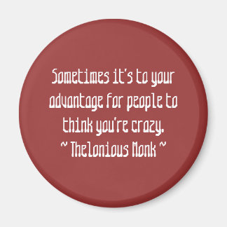 Grappige componist citaten - Monk Magneet