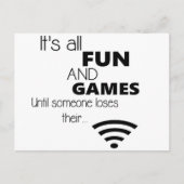 Grappige Computer/het Citaat van Internet Briefkaart (Voorkant)