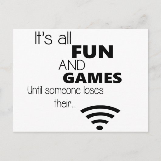 Grappige Computer/het Citaat van Internet Briefkaart (Voorkant)