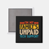 Grappige computer ingenieur tech liefhebber geek n magneet (Voorkant / Achterkant)