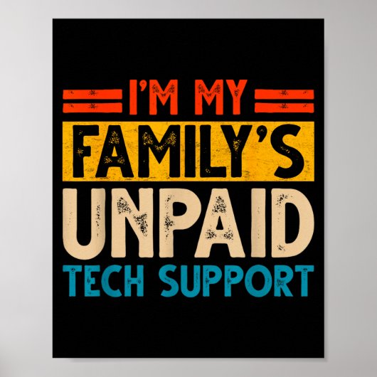 Grappige computer ingenieur tech liefhebber geek n poster (Voorkant)