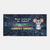 Grappige computer muis cybersecurity codering gami bureaumat (Voorkant)