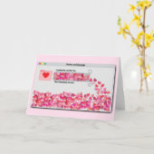 Grappige Computer Venster Voortgangsbalk Liefde La Kaart (Gele Bloem)