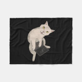 Grappige Computer Whisperer Cat IT Professional En Fleece Deken (Voorkant (Horizontaal))