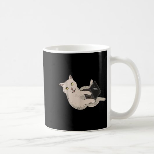 Grappige Computer Whisperer Cat IT Professional En Koffiemok (Rechts)