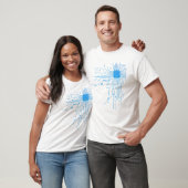 Grappige Computernerd PCB-ontwerp CPU-chip Circuit T-shirt (Unisex)