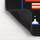 Grappige Con 8-bits Videospelspeler Retro Nerd Gee Muismat (Hoek)