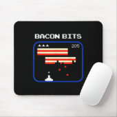 Grappige Con 8-bits Videospelspeler Retro Nerd Gee Muismat (Met muis)