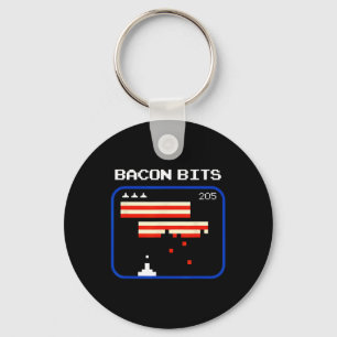 Grappige Con 8-bits Videospelspeler Retro Nerd Gee Sleutelhanger
