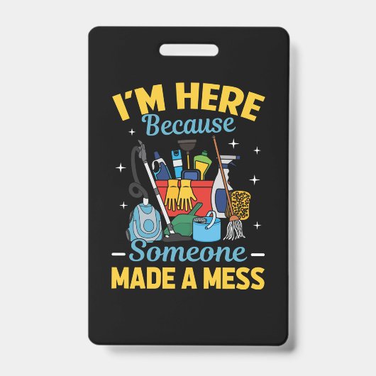 Grappige Conciërge Badge (Voorzijde)