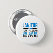 Grappige conciërge - Ik kan Stud niet repareren Ronde Button 5,7 Cm (Voorkant /achterkant)