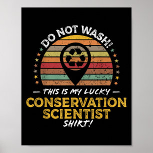 Grappige Conservation Scientist Functie Titel Cita Poster