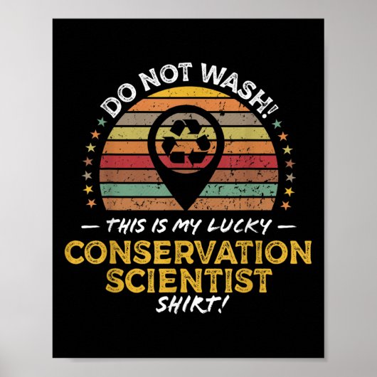 Grappige Conservation Scientist Functie Titel Cita Poster (Voorkant)